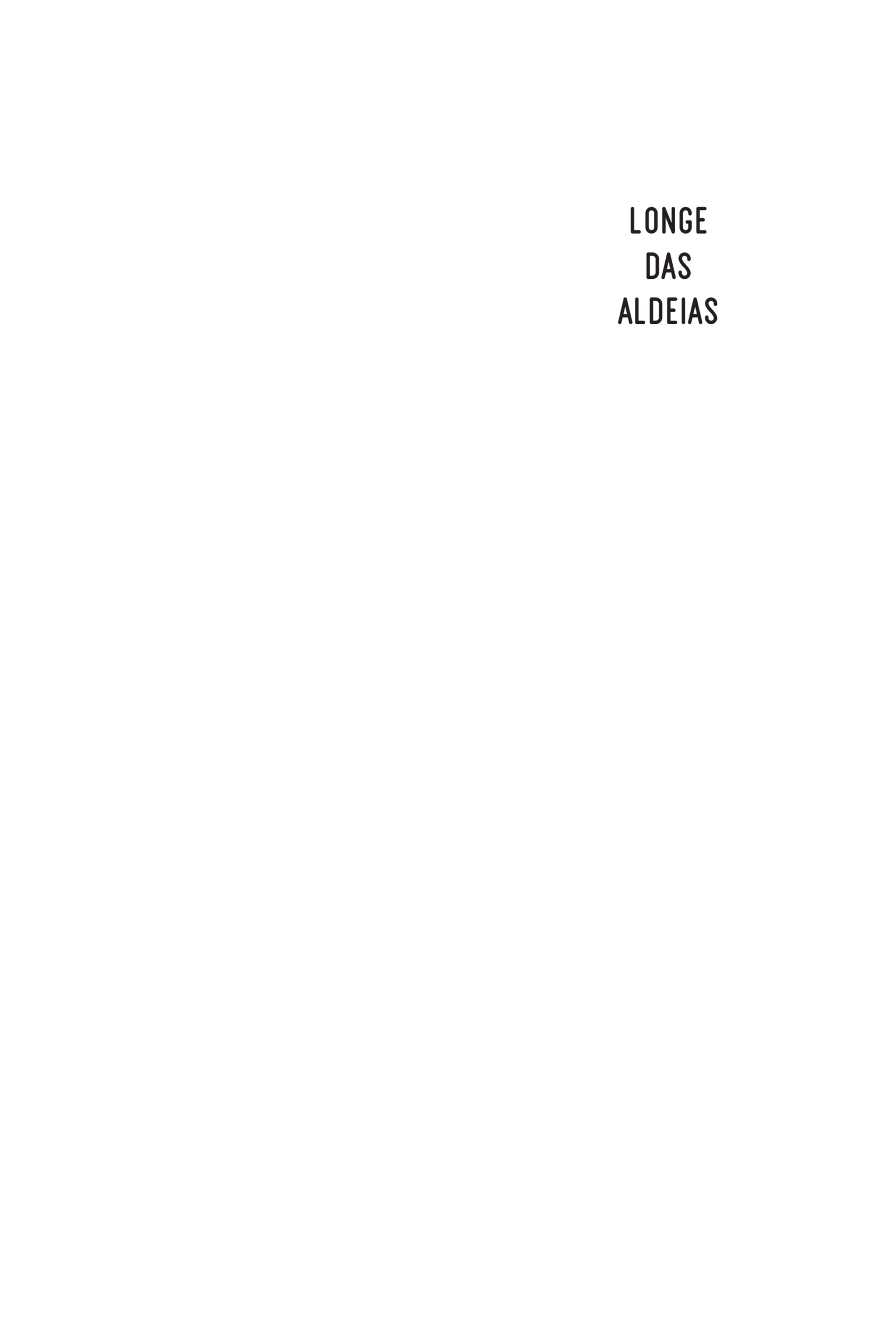 Capa de Longe das Aldeias