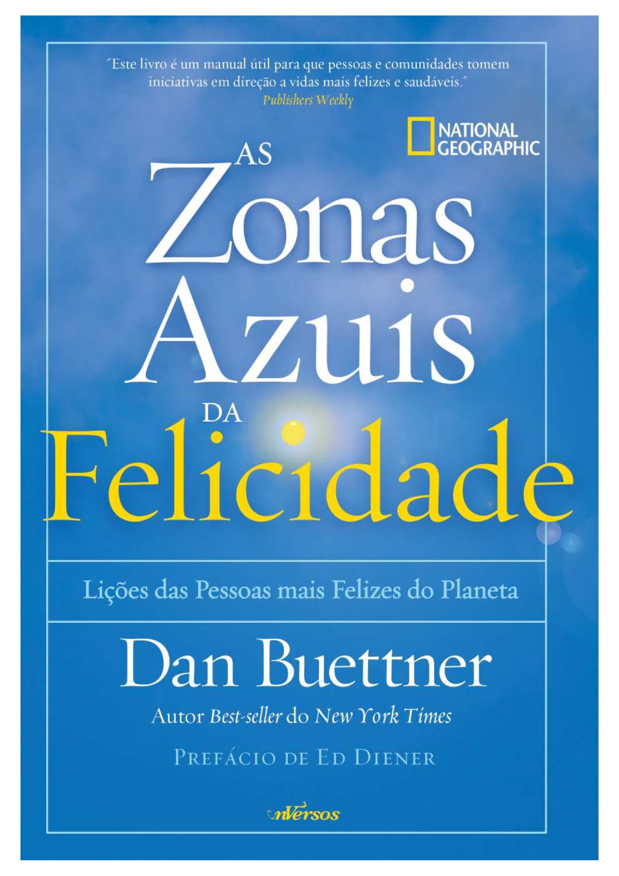Capa de As Zonas Azuis da Felicidade